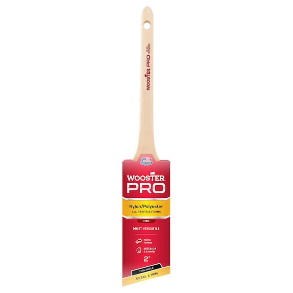 Wooster 2 in. Pro Nylon/Polyester Thin Angle Sash Brush