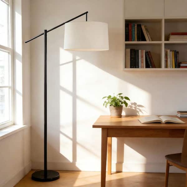 Jushua 69 in. Bronze Contemporary Metal 1-Light Smart 1-Way (On