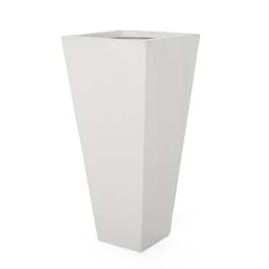 13 in. MGO Planter, Matte White