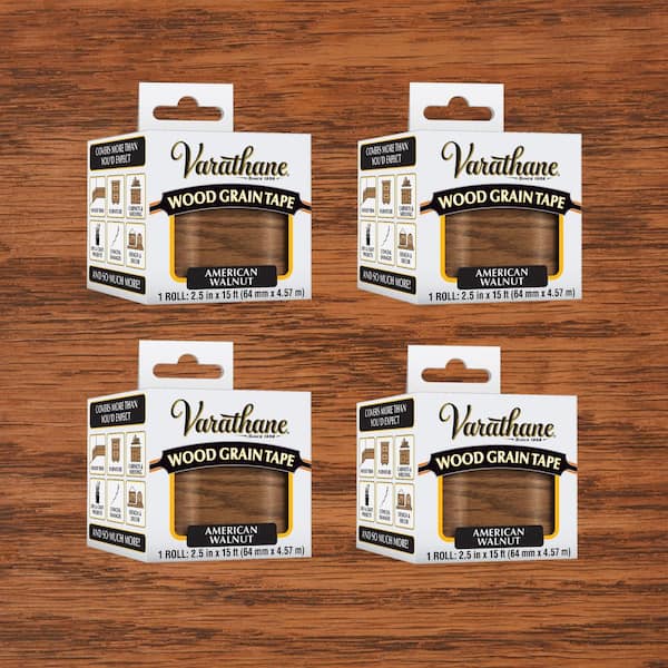 1 Roll Wood Grain Tape American Walnut (Case of 4)