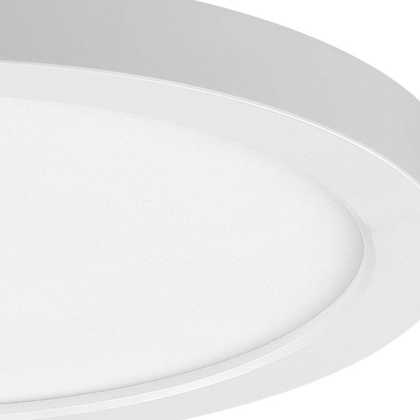 Flex Install Disk 10 in. White Indoor Integrated LED Recessed Ceiling Light Flush Mount with 5CCT and 1120 Lumens