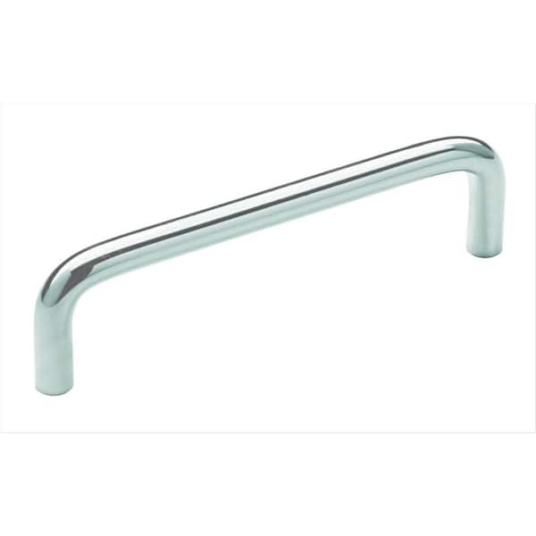 Amerock Wire Pulls 4 in. (102mm) Modern Polished Chrome Arch Cabinet Pull