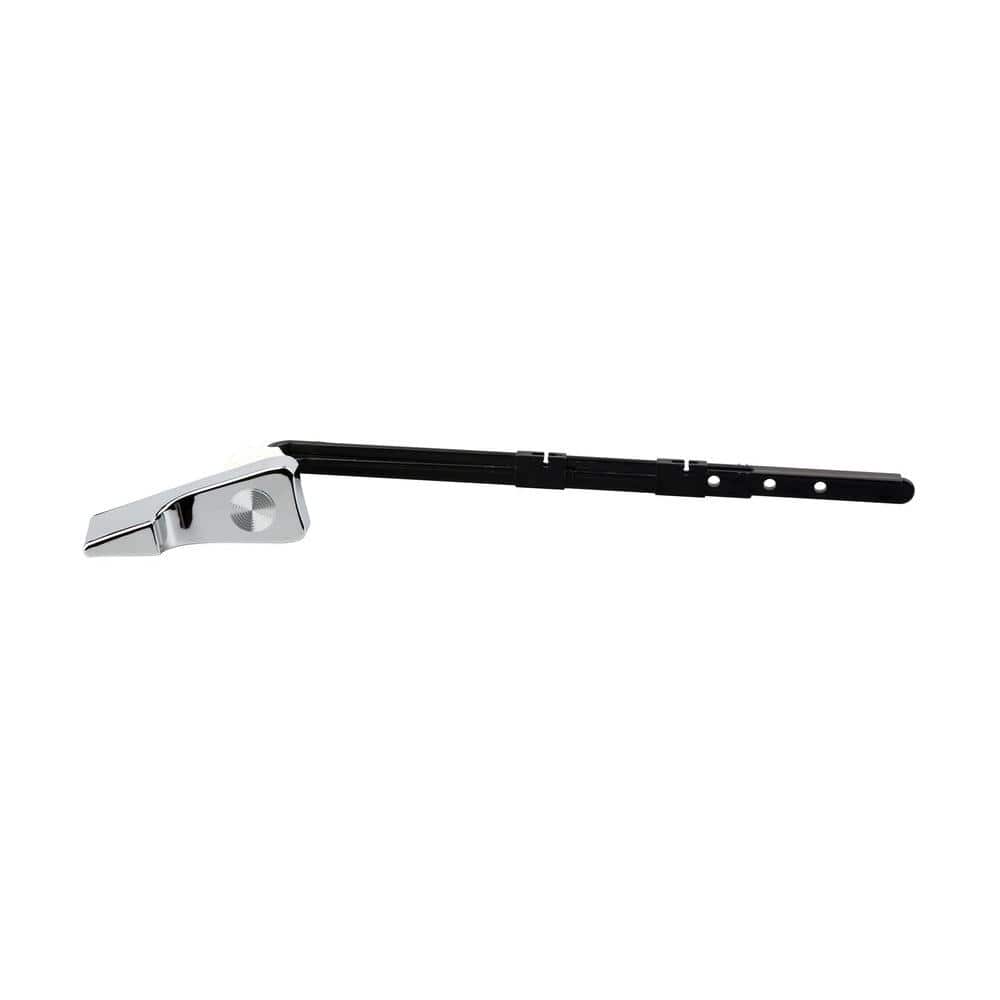 Universal Toilet Tank Lever with Plastic Handle and Arm in Chrome Plated