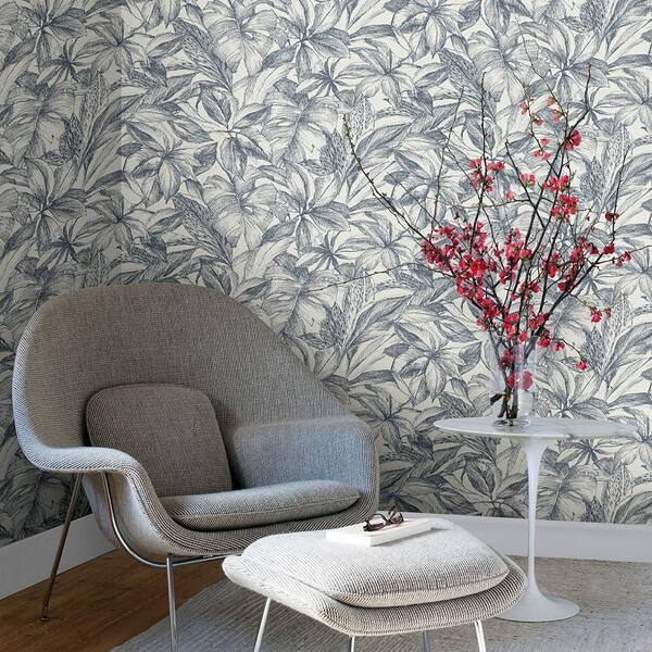 Periwinkle Cosmos Fabric, Wallpaper and Home Decor