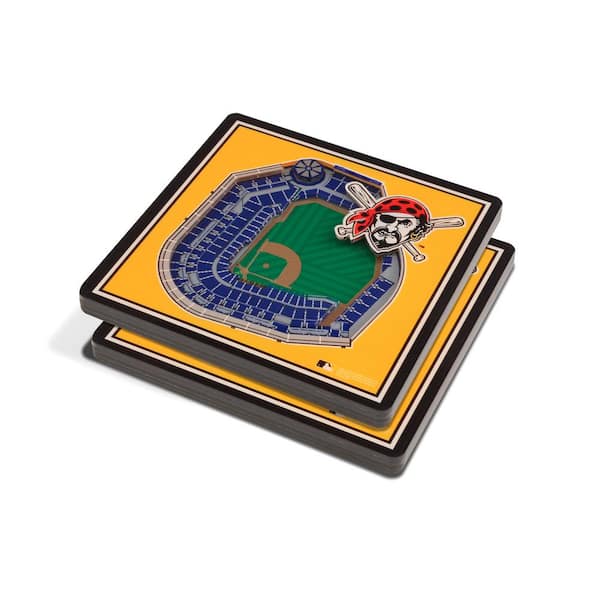 YouTheFan MLB Pittsburgh Pirates 3D StadiumViews Coasters
