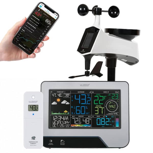 La Crosse Technology Wi-Fi Professional Weather Center with Combination Sensor and Remote Monitoring