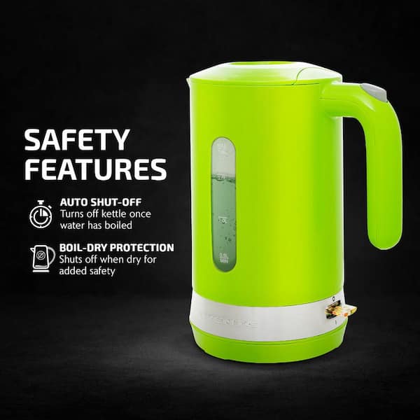 OVENTE 7-Cup BPA-Free White Electric Kettle with Auto Shut Off