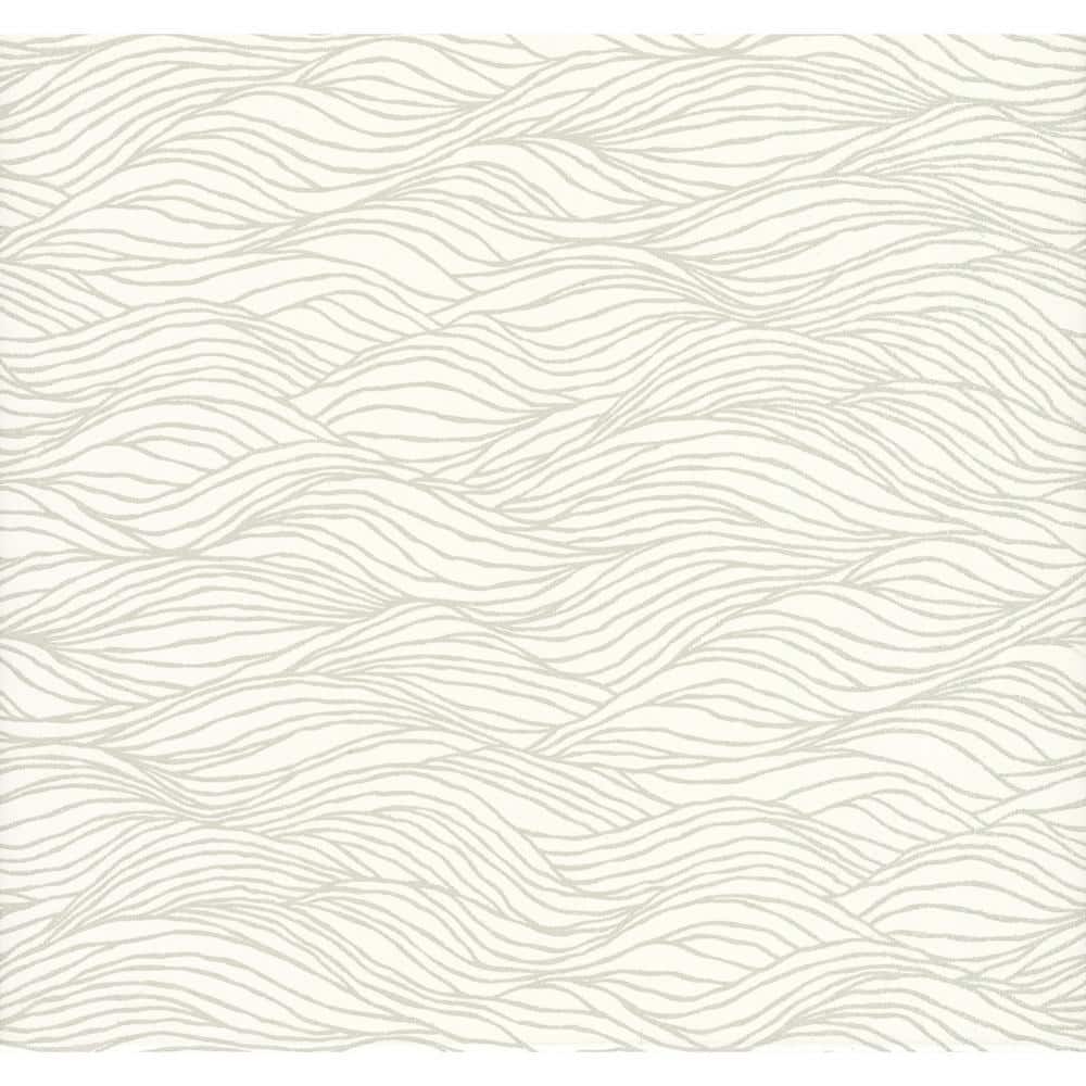 York Wallcoverings White Sand Crest Unpasted Paper Matte Wallpaper, 27