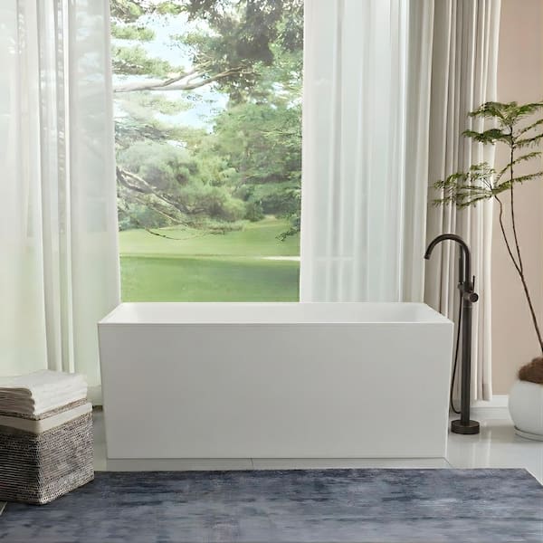 Vanity Art Vannes 47 in. x 29 in. Acrylic Freestanding Soaking