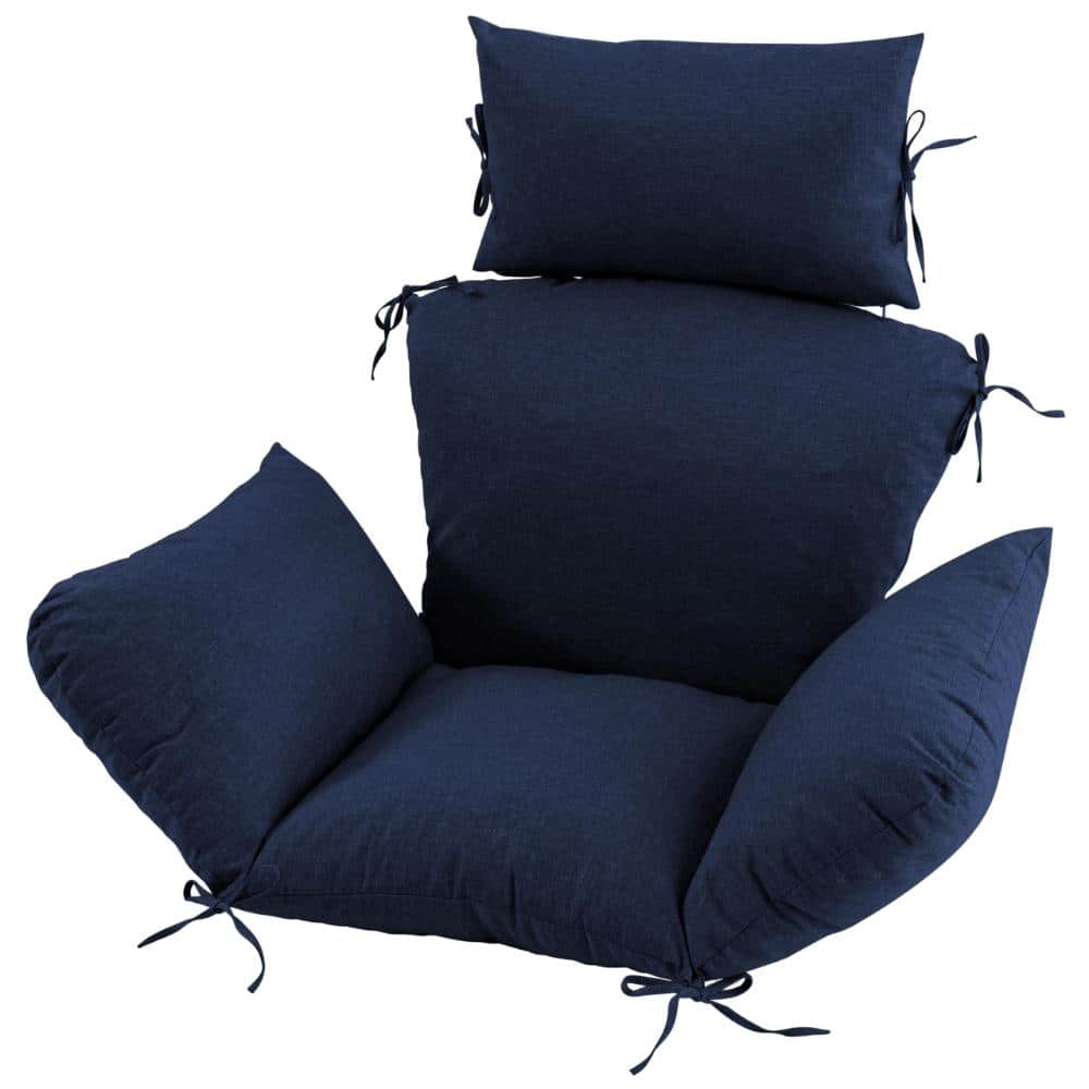 49 in. Egg Chair Cushion Water-Repellent Navy 1-Piece price history on PriceWatchPro