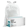 Plasticplace Trash Bags Simplehuman®* Code X Compatible 21 Gallon / 80  Liter‚ 26 X 34.75 (100 Count) : Target