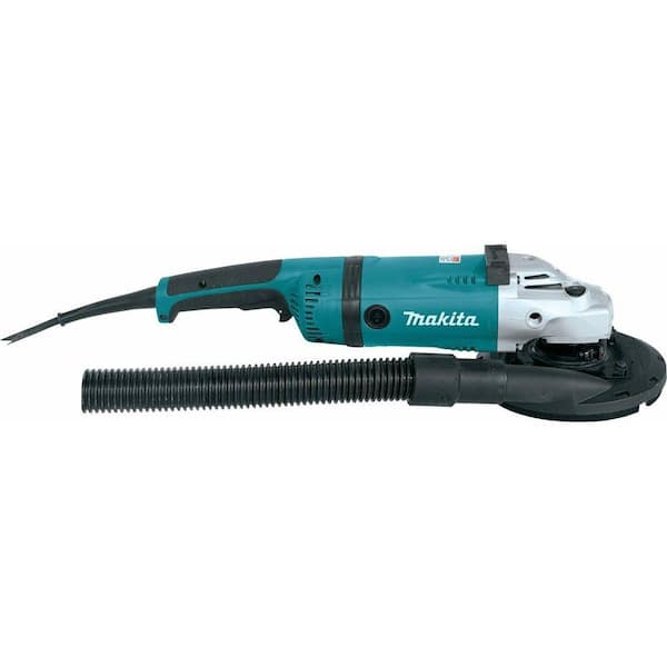 Makita 15 Amp 7 in. Corded Angle Grinder with Grinding wheel, Side handle  and Wheel Guard GA7021 - The Home Depot