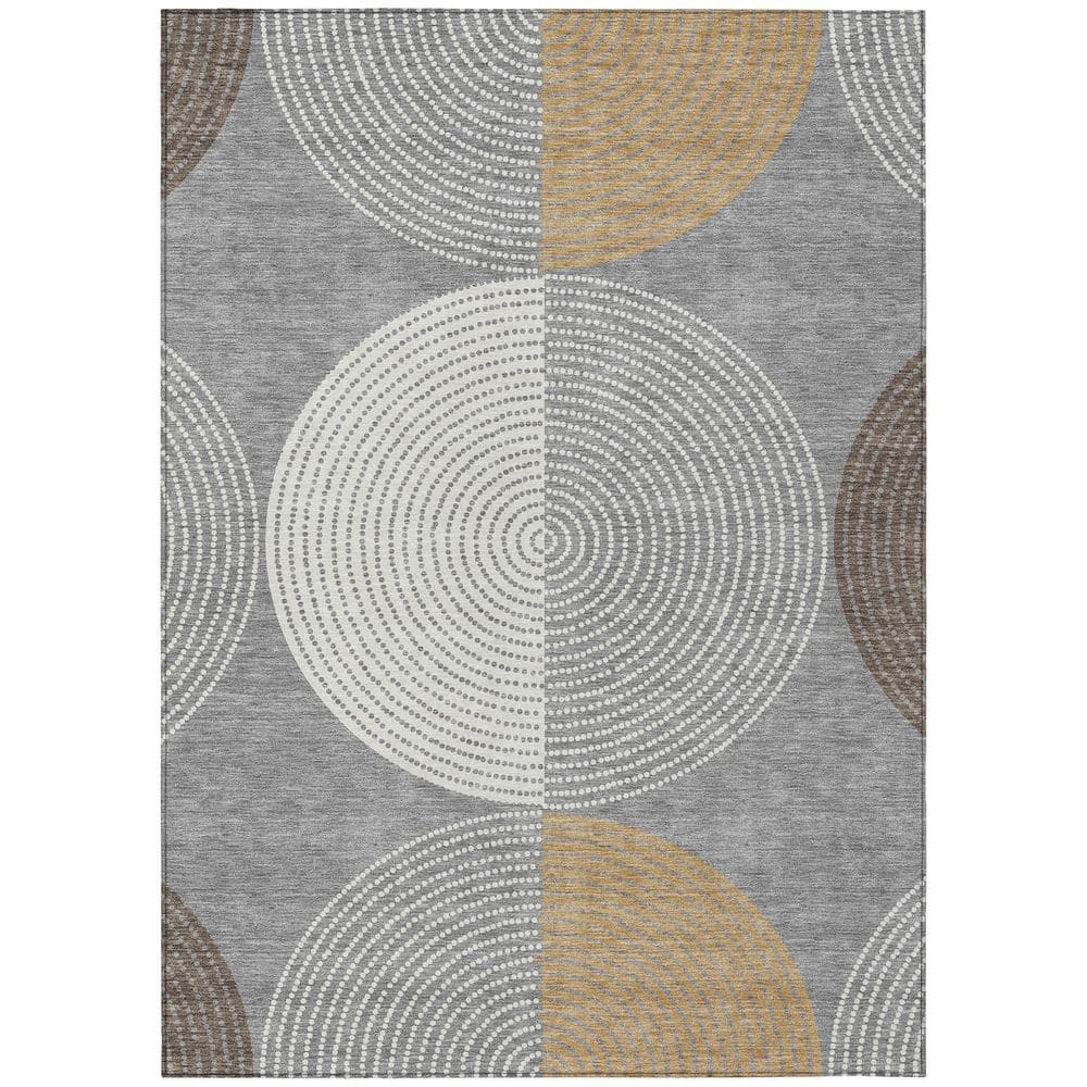 Chantille Machine Washable Indoor/Outdoor Abstract ACN2281 Gray 3 ft. x 5 ft. Area Rug price history on PriceWatchPro