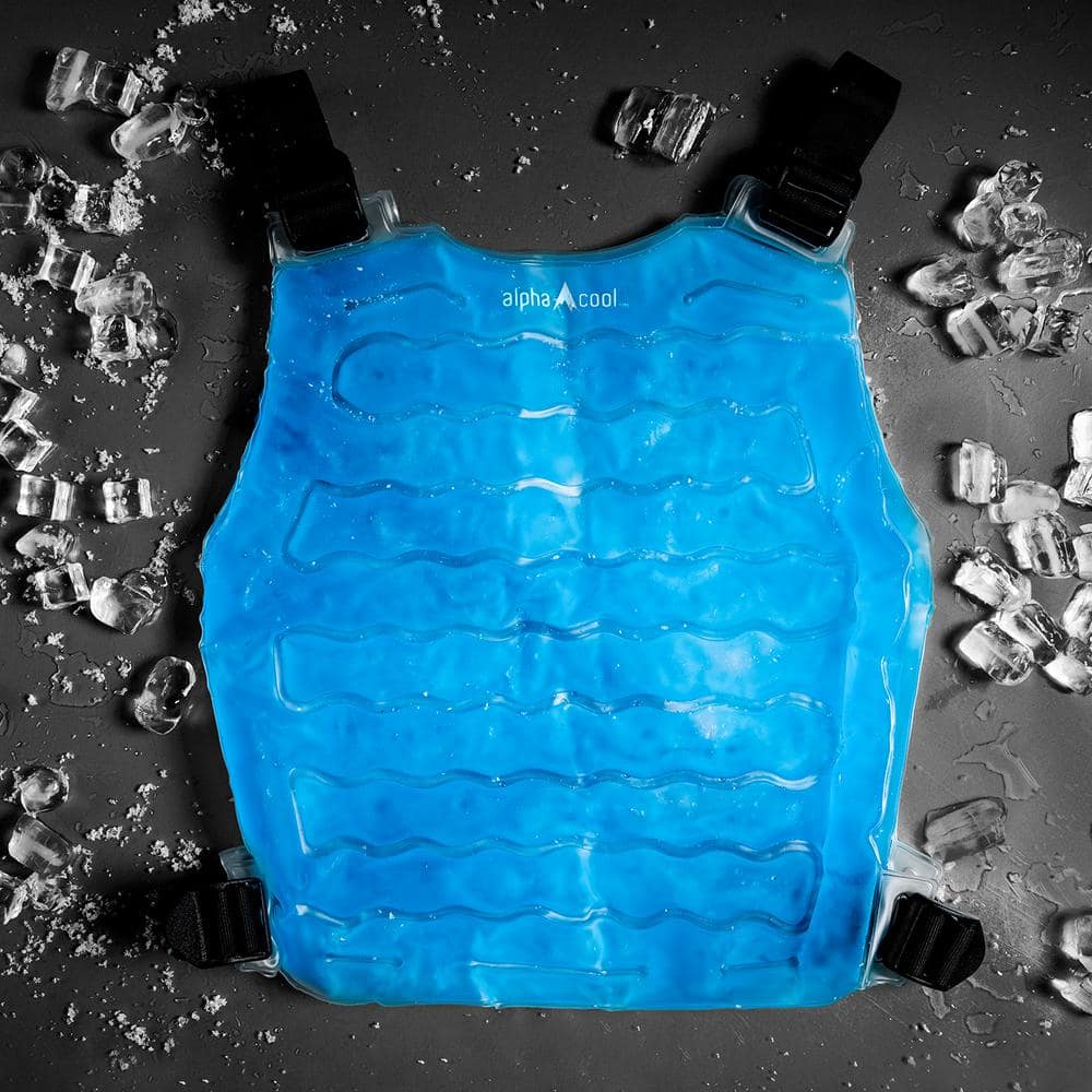 ALPHACOOL Unisex 1-Size Blue Original Cooling Ice Vest AC-GIV-CB The Home  Depot