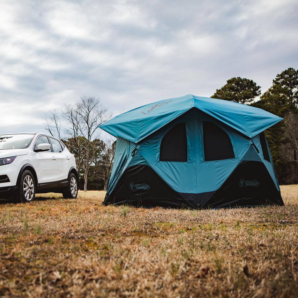 Pacific Blue 3-Person Camping Tent with Carry Bag