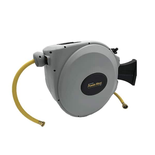 Retractable 5/8 in. x 50 ft. Portable 3 Layer Power Hybrid Hose Reel