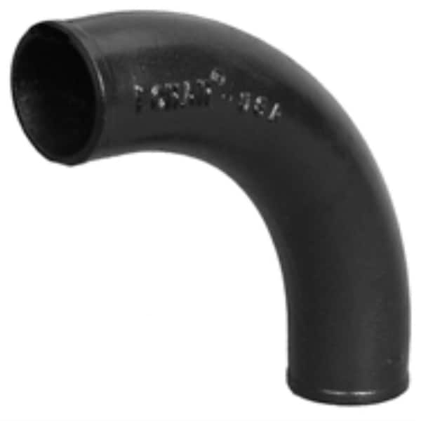 Charlotte Pipe 3 in. Cast-Iron DWV 90-Degree No-Hub Short-Sweep Elbow