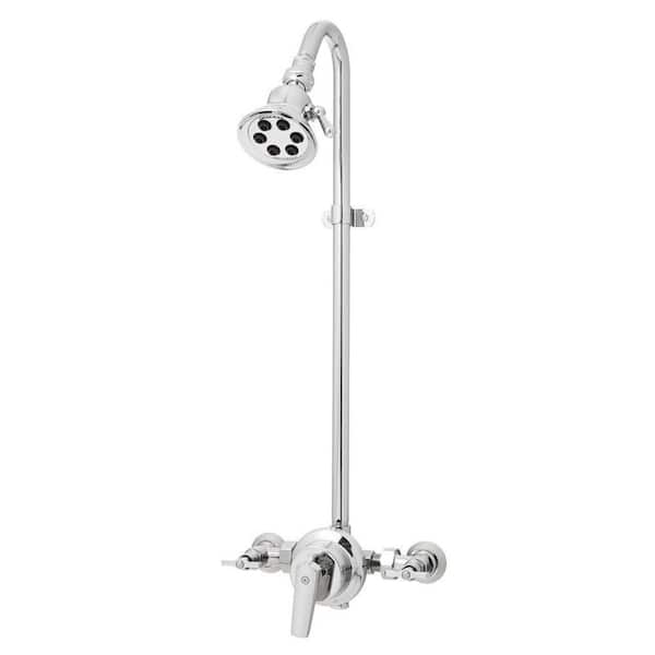 Speakman Retro Anystream 3-Spray Exposed Shower in Polished Chrome (Valve Included)