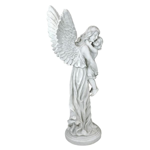 Design Toscano 38 in. H Heaven's Guardian Angel Garden Statue
