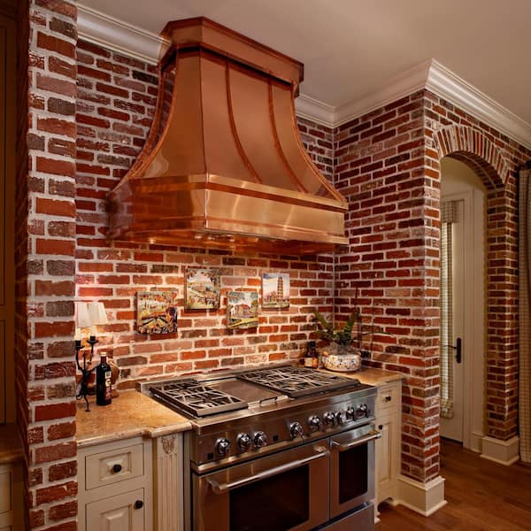 Brickwebb Columbia Street Thin Brick Sheets - Flats (Box of 5 Sheets) - 28 in. x 10.5 in. (8.7 sq. ft.)