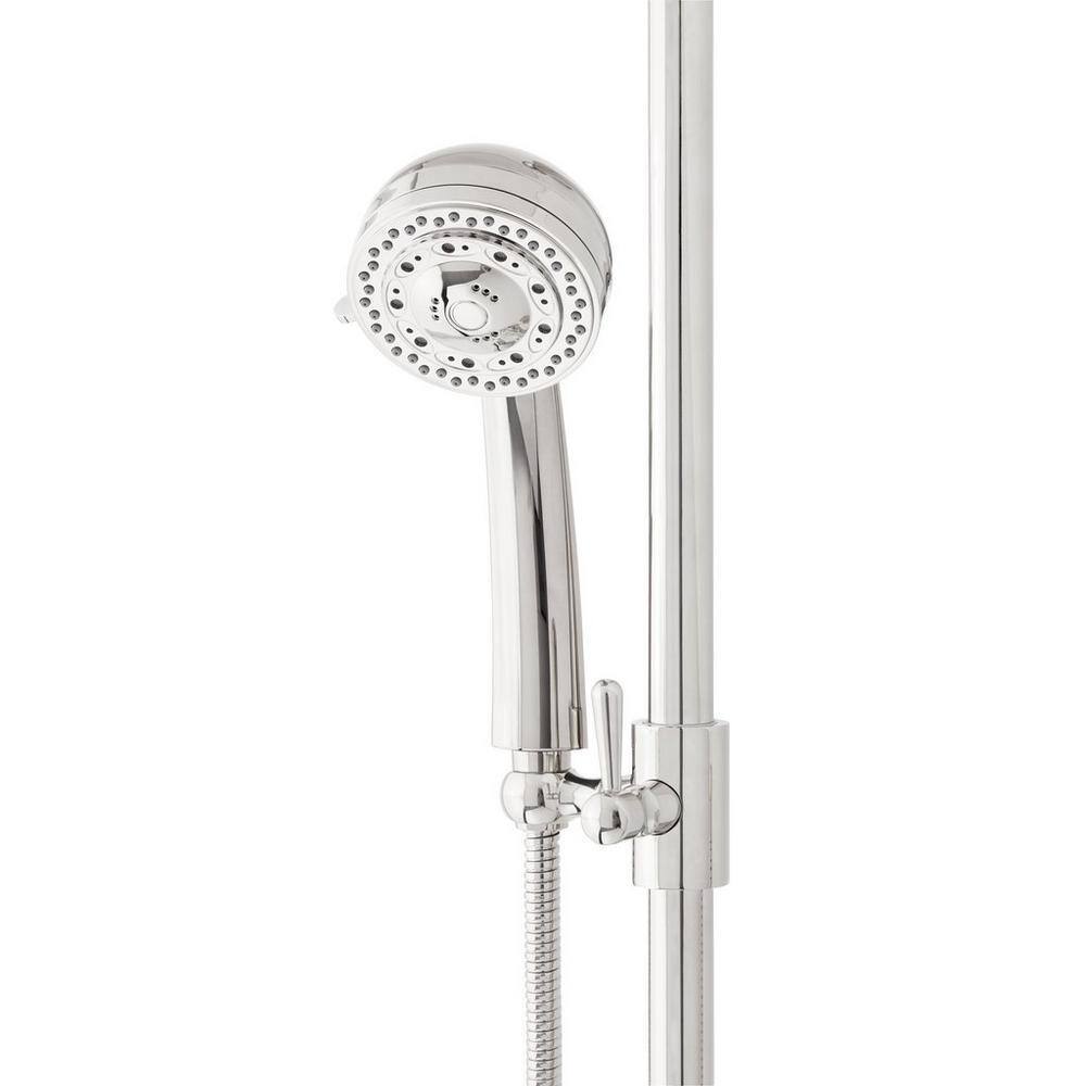 Chrome Adjustable Height Multifunction Hand Shower with Slide Bar