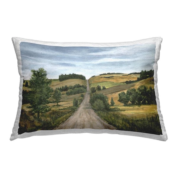 Stupell Industries Country Hills Trail Outdoor Printed Throw