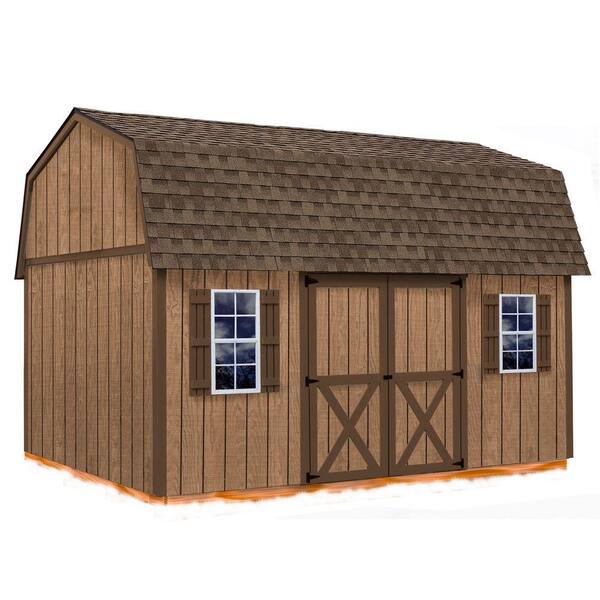 Best Barns Homestead 12 ft. x 16 ft. Wood Storage Shed Kit