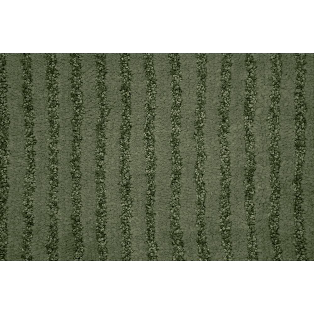 Deep Fern Plush Nylon 3-Piece Washable Bath Rug Set