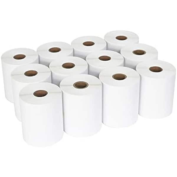 Unbranded 4 x 2 Direct Thermal Barcode Shipping Labels Compatible with Zebra Rollo Printers 9000 Labels Oil Resistant BPA Free