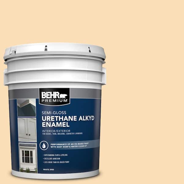 BEHR PREMIUM 5 gal. #M260-3 Time Out Urethane Alkyd Semi-Gloss Enamel Interior/Exterior Paint