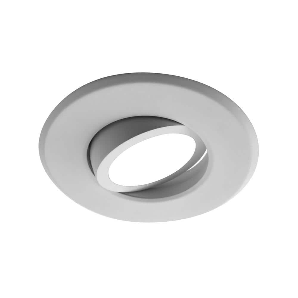 DLR Series 6 in. White (2700K) LED Retrofit Recessed Gimbal Trim Kit, 94 CRI price history on PriceWatchPro