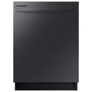 24 in. Top Control Built-In Tall Tub Dishwasher in Black Stainless Steel with 4-Cycles, 55 dBA