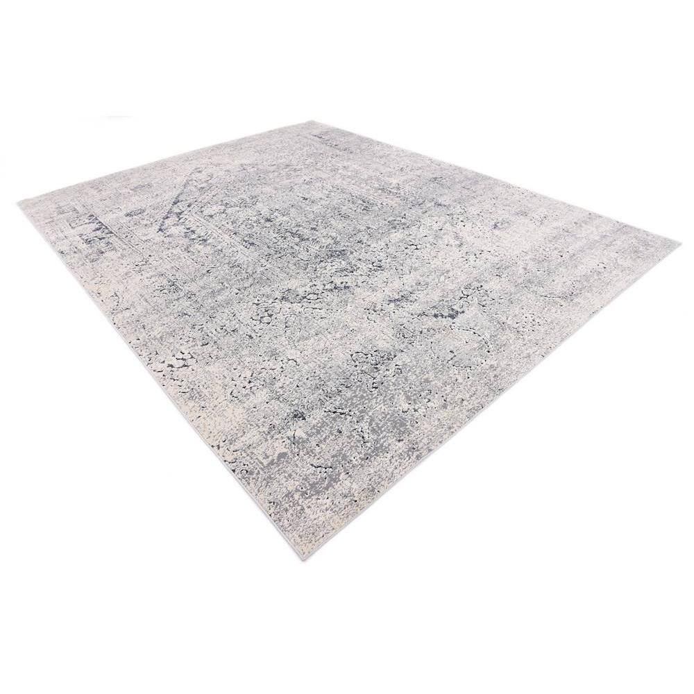 Chateau Easy-Care Gray Rectangular Indoor Area Rug 8' x 10'