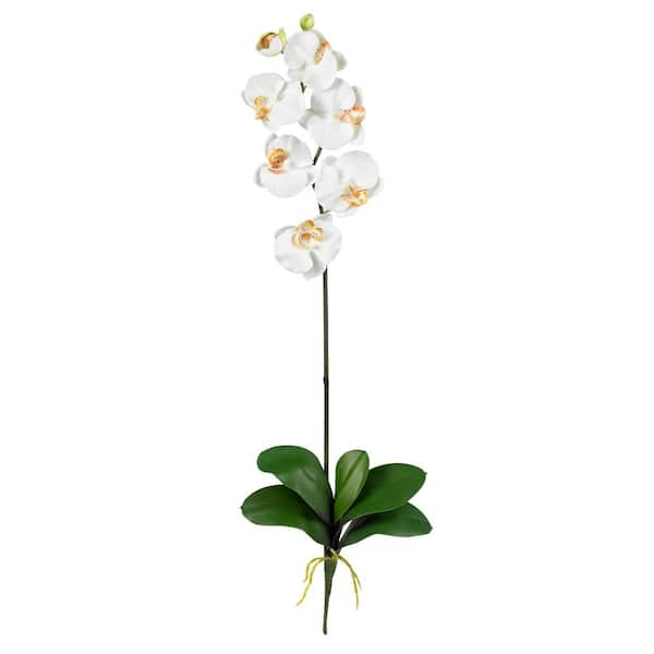 Nearly Natural Cream Phalaenopsis Stem (Set of 6)