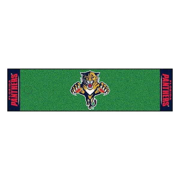 FANMATS NHL Florida Panthers 1 ft. 6 in. x 6 ft. Indoor 1-Hole Golf Practice Putting Green