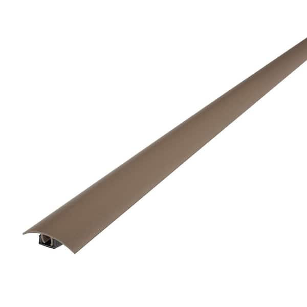 1 3/4 in. x 36 in. Spice Aluminum CINCH T-Molding Transition Strip w/ Snaptrack