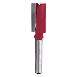 1/2 in. x 1 in. Carbide Straight Router Bit
