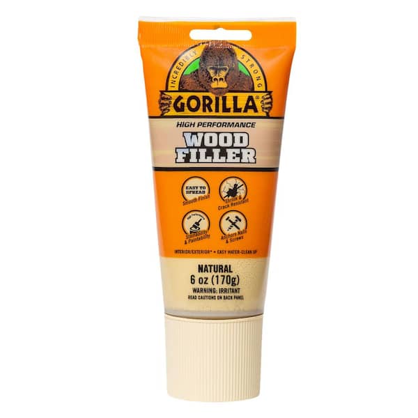 Gorilla 6 oz. Wood Filler Tube Natural