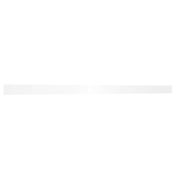 LIFEART CABINETRY Anchester 96-in. W x 0.25-in. D x 4.5-in. H in White Toe Kick