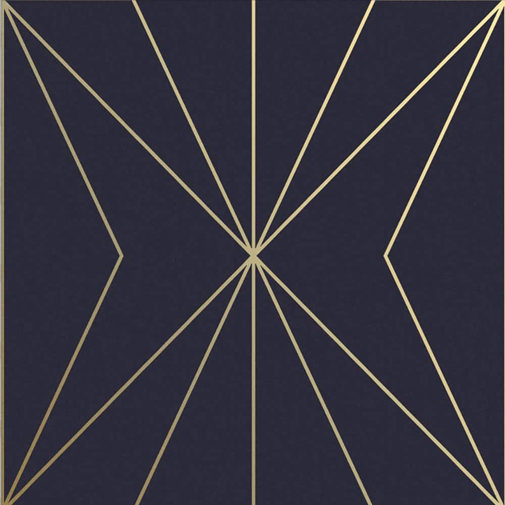 Graham & Brown Harmony Navy Removable Wallpaper Sample 10758794 The