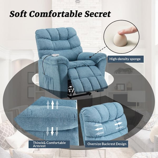 blue massage recliner - OFF-54% > Shipping free