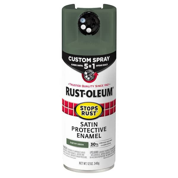 Rust-Oleum Stops Rust 12 oz. Custom Spray 5-in-1 Satin Earthy