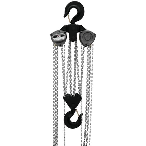Jet L100-1500WO-10, 15-Ton Chain Hoist 10 ft. Lift and Overload Protection