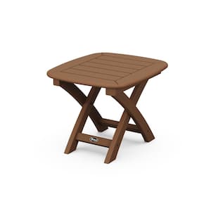 Yacht Club 21 in. x 18 in. Tree House Patio Side Table