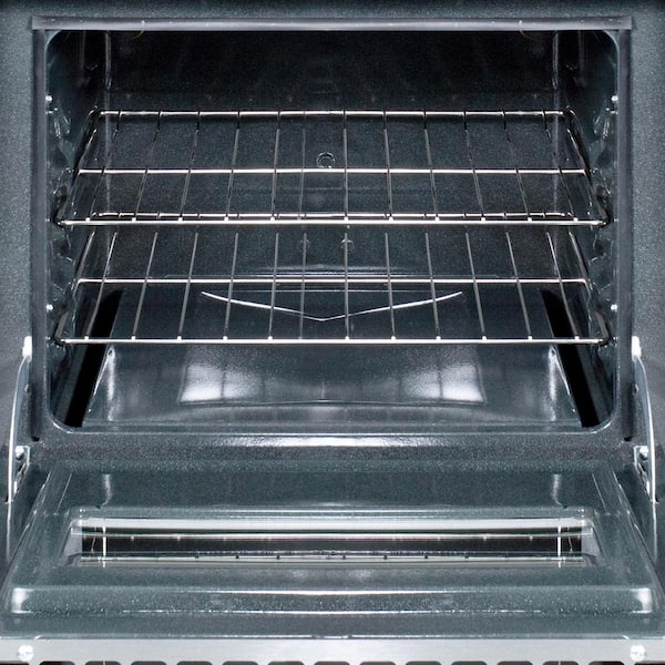 24 in. 2.9 cu. ft. Slide-In Electric Range in Stainless Steel