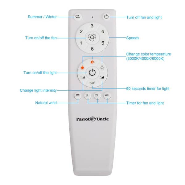 28 in. Brass Gold LED Ceiling Fan with Remote Control