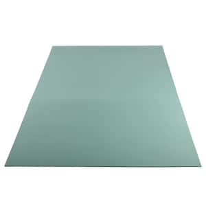 6 ft. L x 4 ft. W Wide - 8mm Thick - 24 Sq. Ft - Large Non-Slip Exercise Workout Mat by Wakeman Mint - Gym Flooring Mat