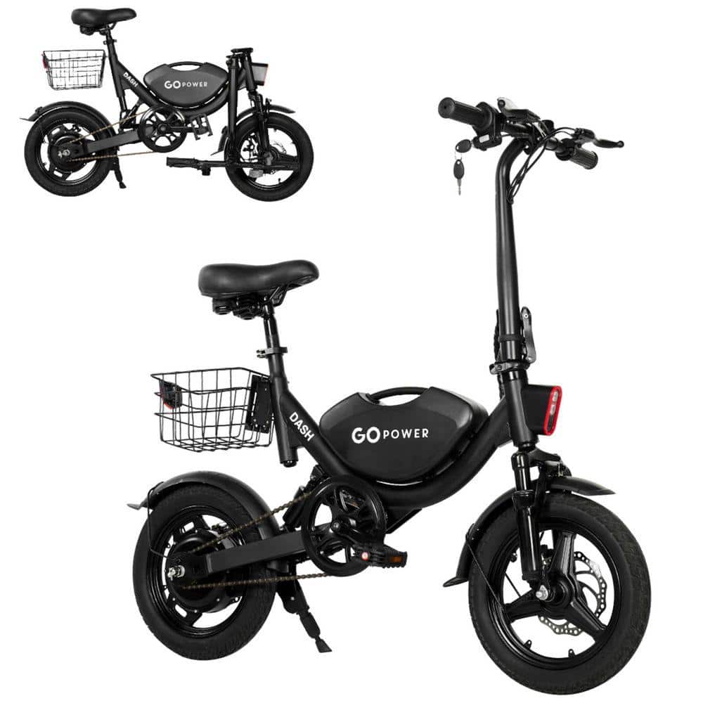 GoPowerBike GoDash Electric Bike, Compact Folding Adult Mini E-Bike, 400W Motor, 14in. Tires, Up to 30 Mile Range price history on PriceWatchPro