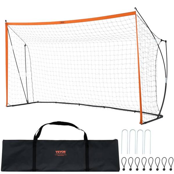 12x6 Foot Soccer Goal - Steel Frame With Net, Backyard Training Aid For Kids & Adults