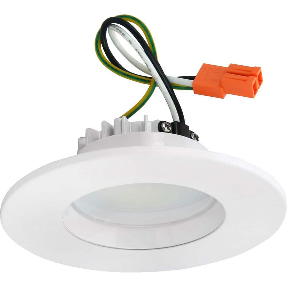4 in. 3000K New Construction or Remodel 1050 Lumen IC Rated Dimmable Indoor Integrated LED Round Recessed Downlight price history on PriceWatchPro